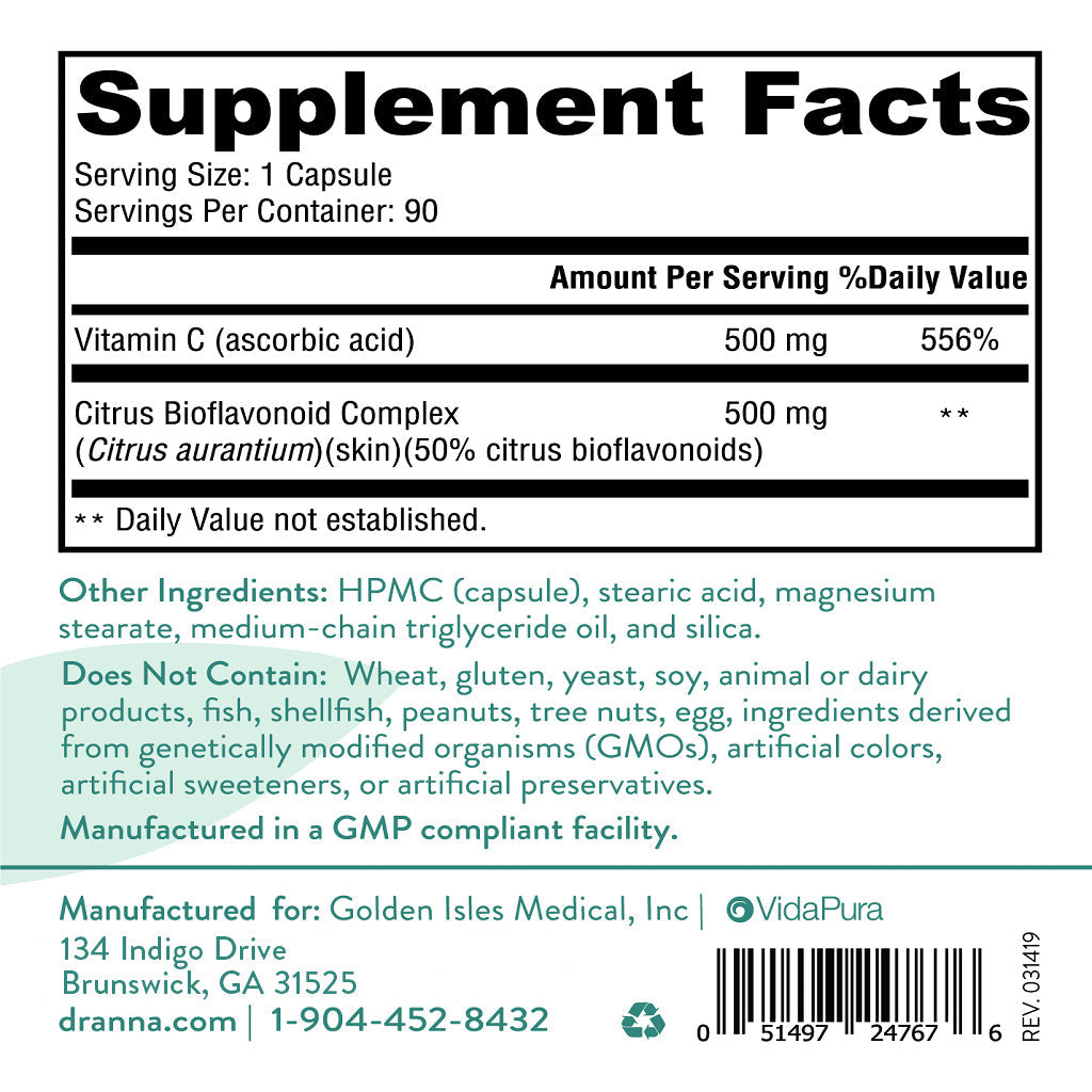 Immune Champion® Vitamin C & Bioflavonoid Immune Support Supplement