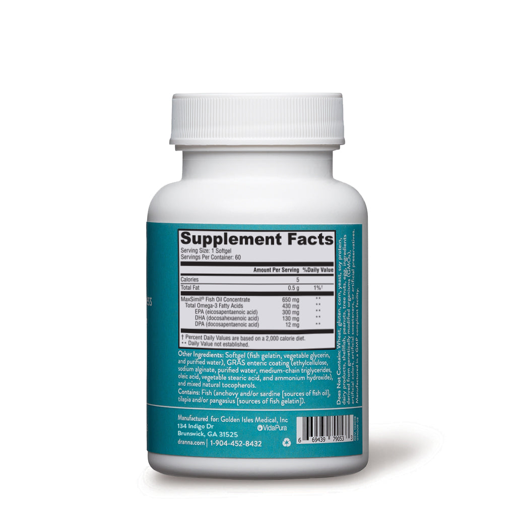 Omega Goodness® Omega-3 Supplement for Heart, Brain & Immune Support