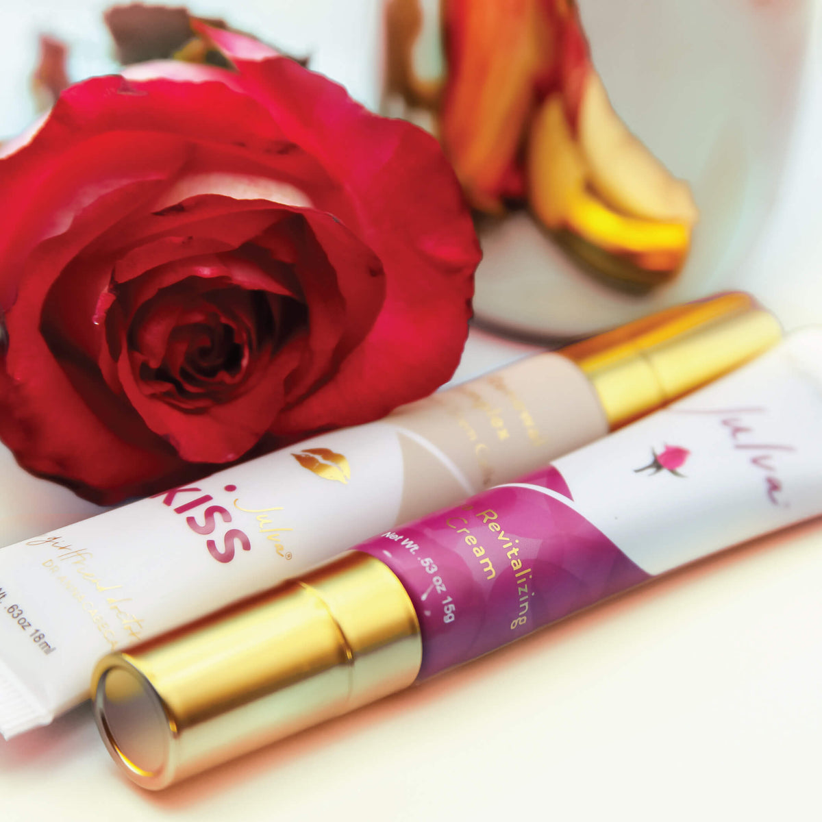 Julva® Lip Duo, Vulvar Moisturizer & Lip Plumping Balm Set